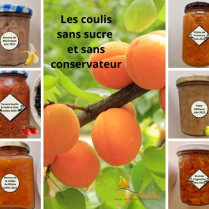 Les coulis sans sucre et sans conservateur