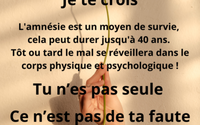 Peut-on se réparer, voire guérir, des VSS (Violences Sexistes et Sexuelles) ?