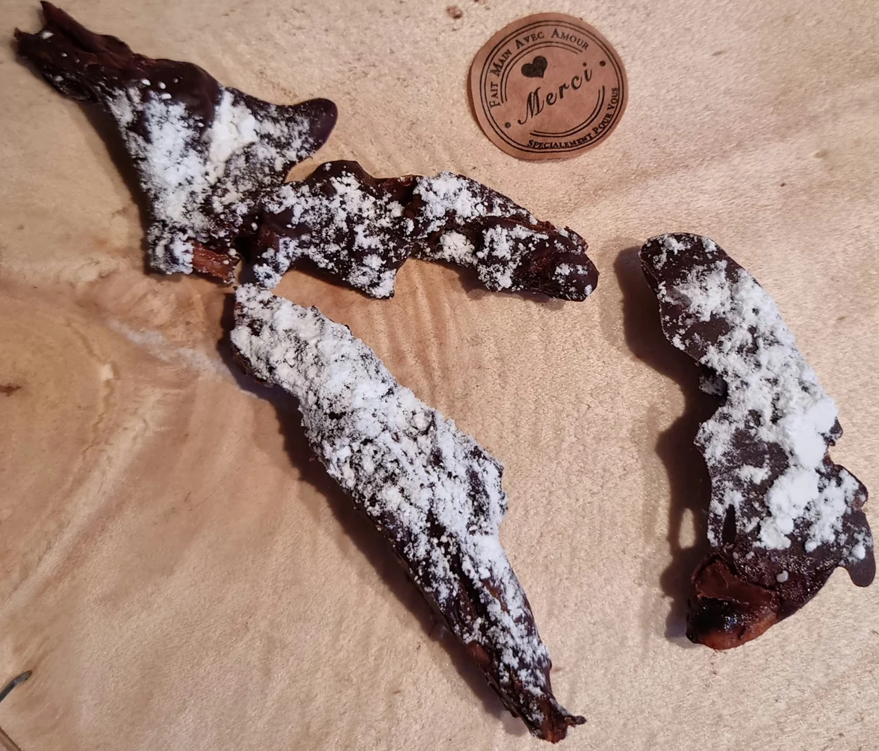 Croquant chocolat et raisins secs