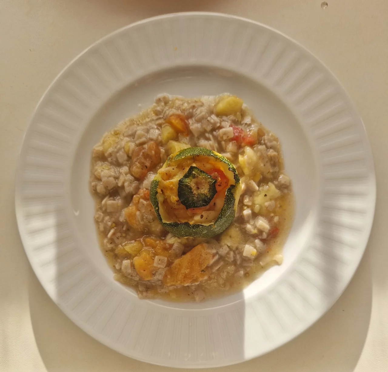 Crozets courgettes