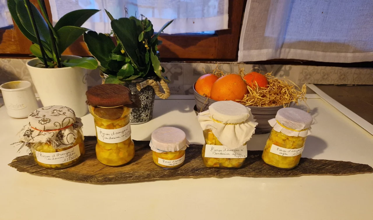 Ecorces oranges et mandarines confites