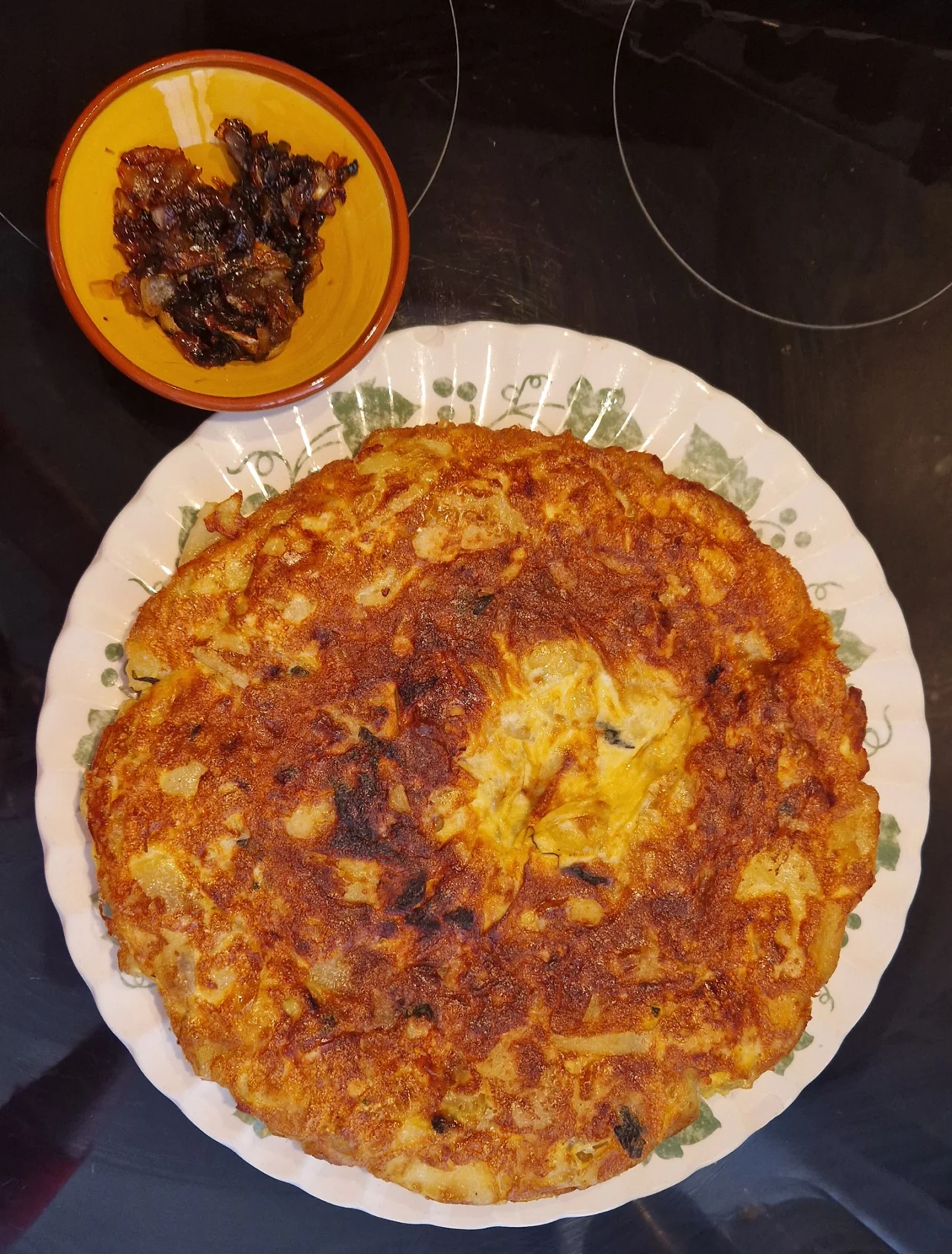 Galette dans assiette