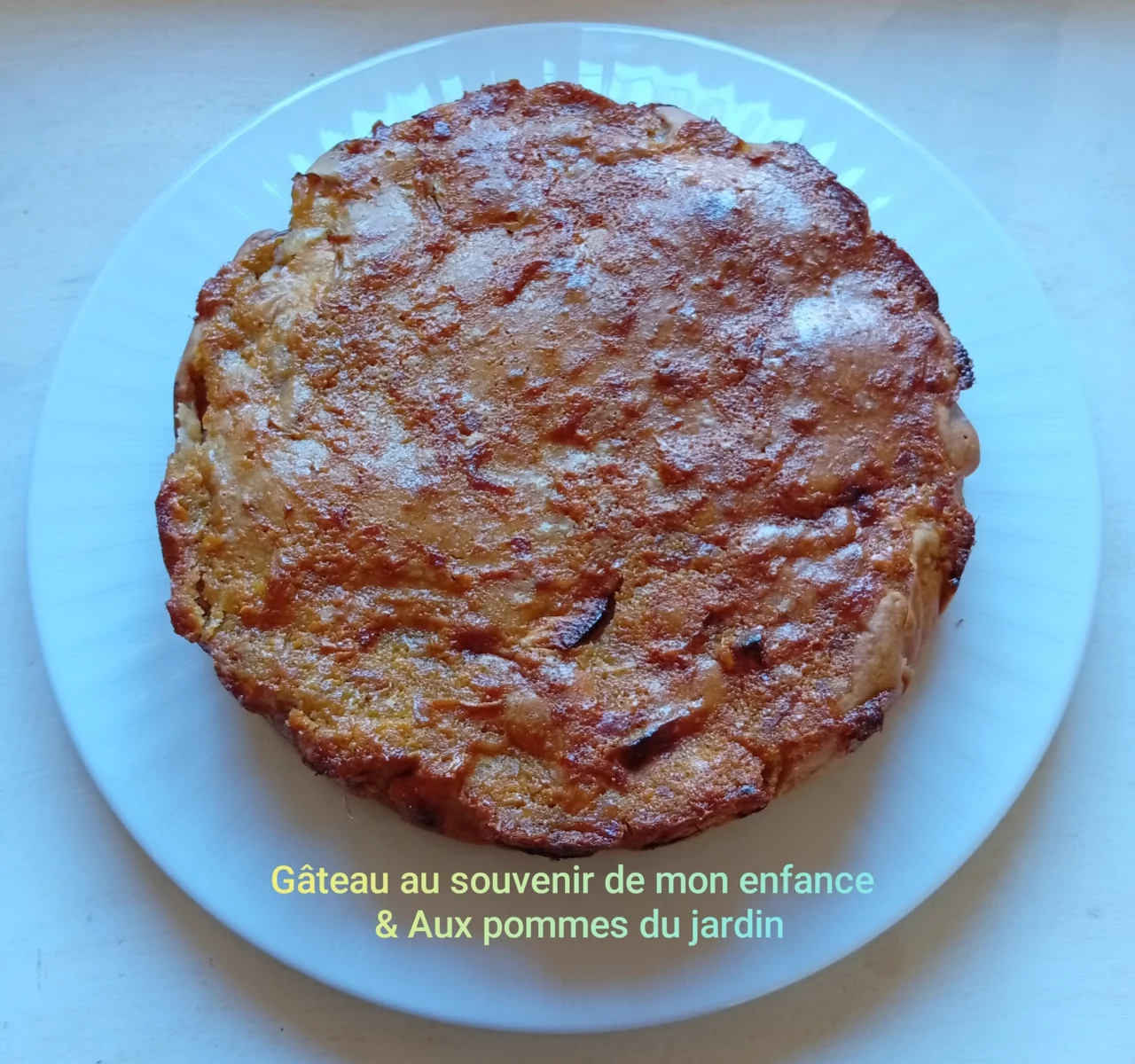 Gâteau au souvenir de mon enfance