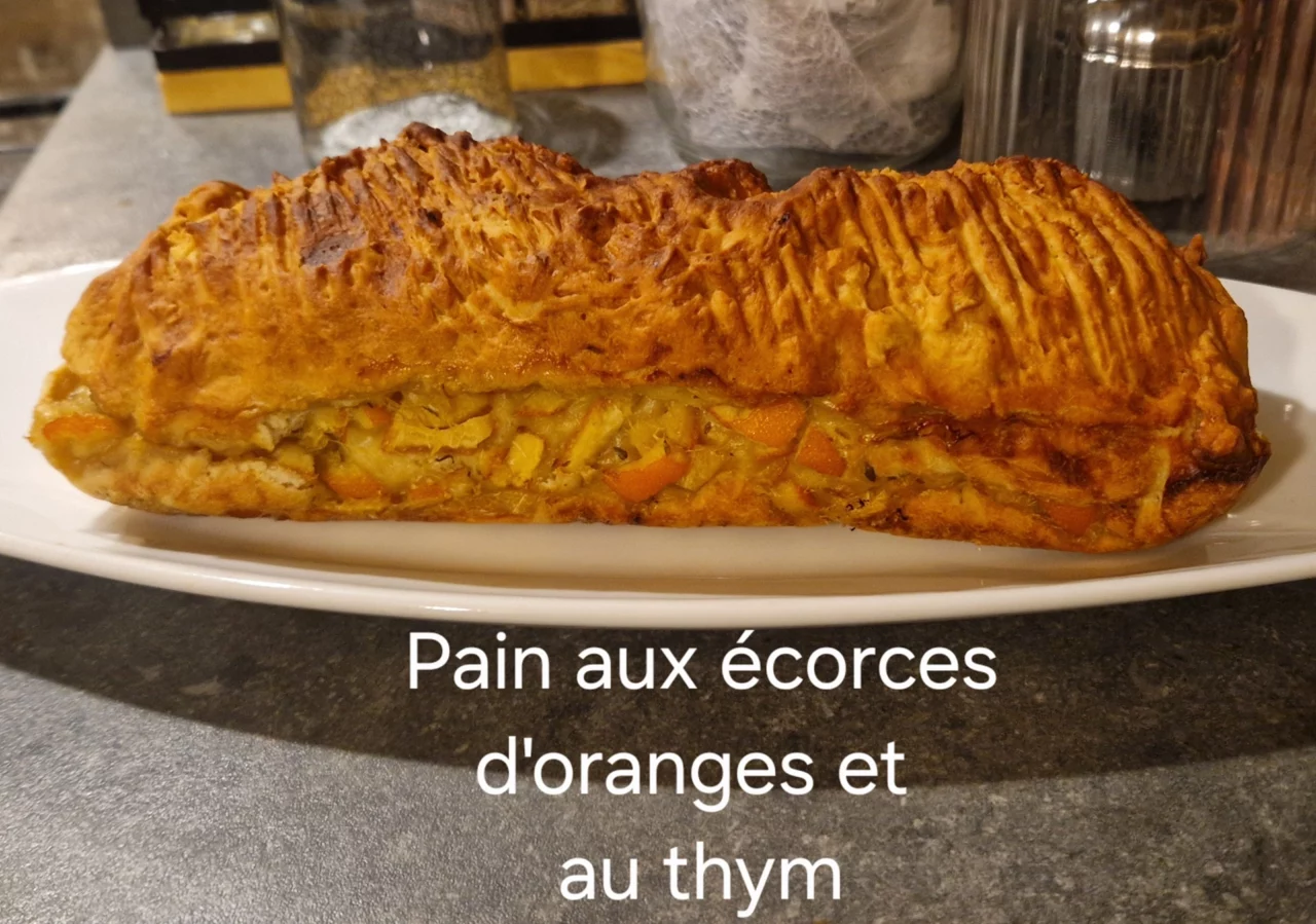 La reine des tartes pain aux écorces d'oranges