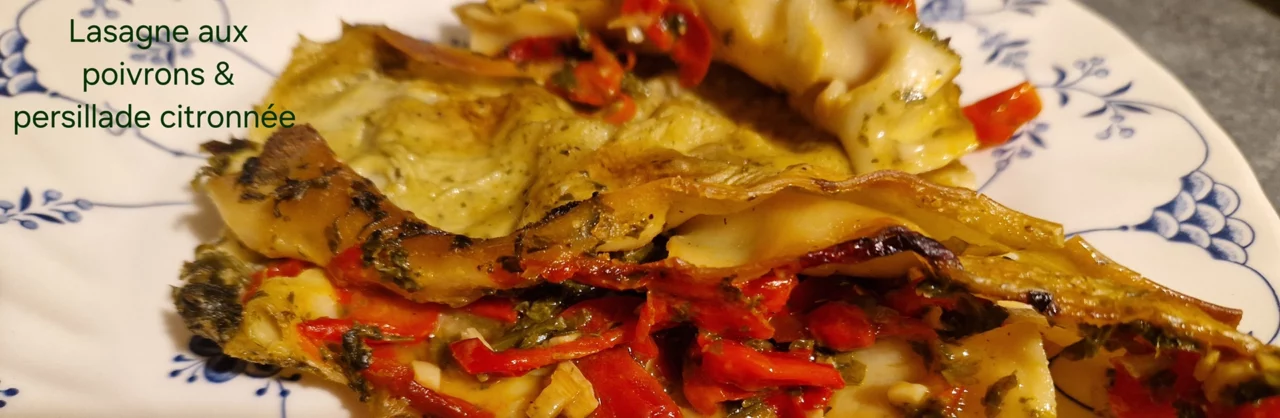Les délices de mes voyages Lasagne aux poivrons