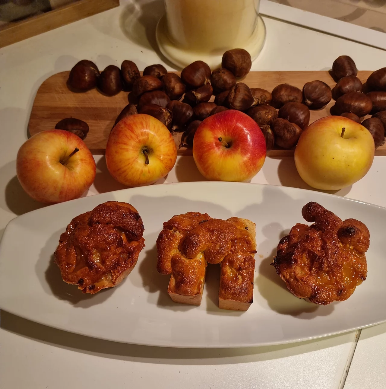 Muffins pommes chataigne