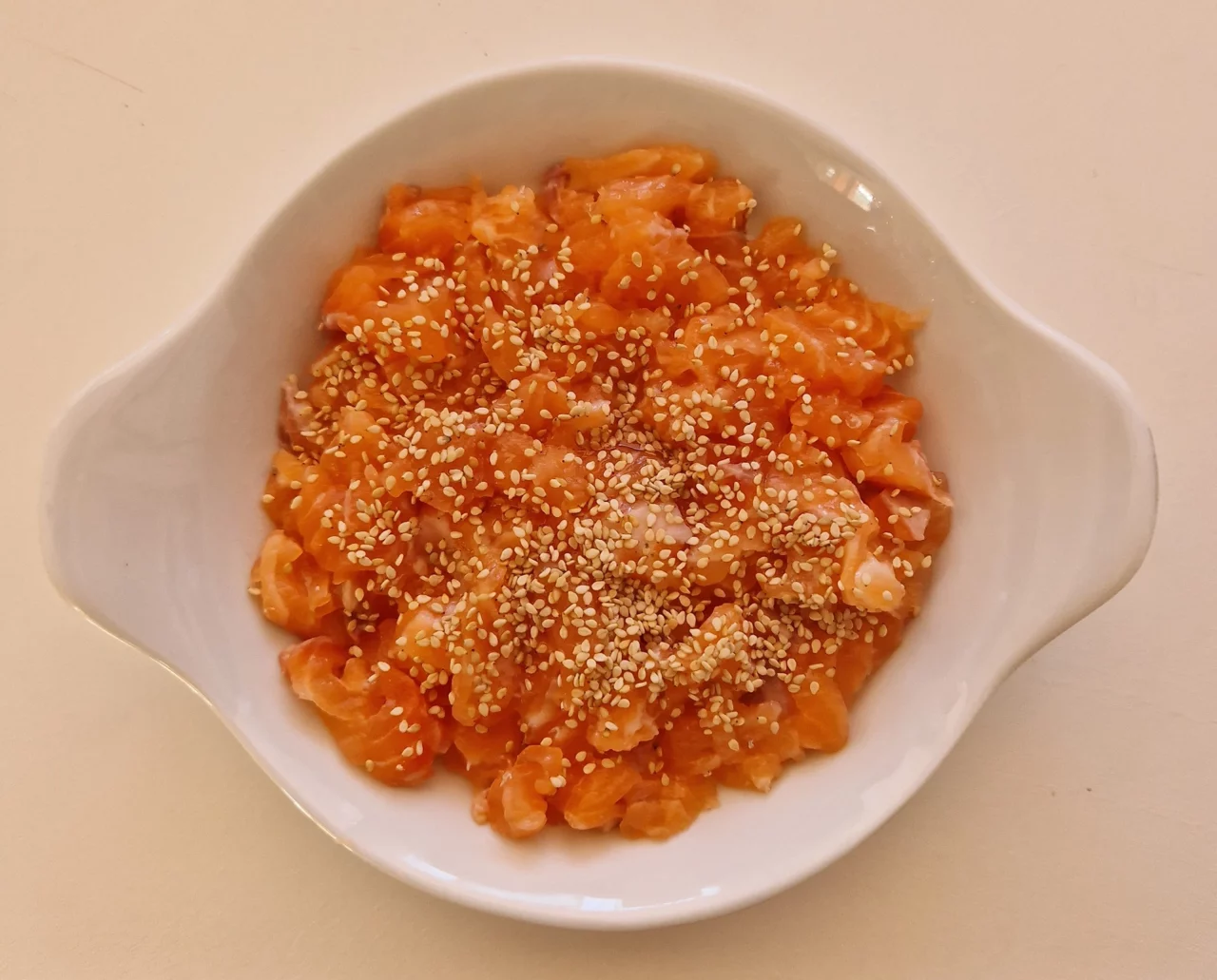 Saumon graines de sésames