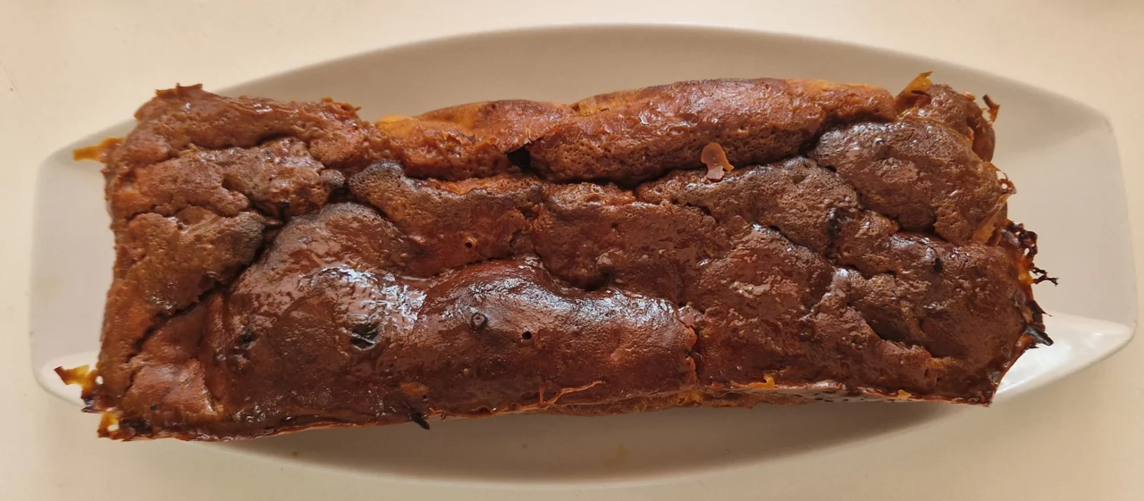 Cake sur plat
