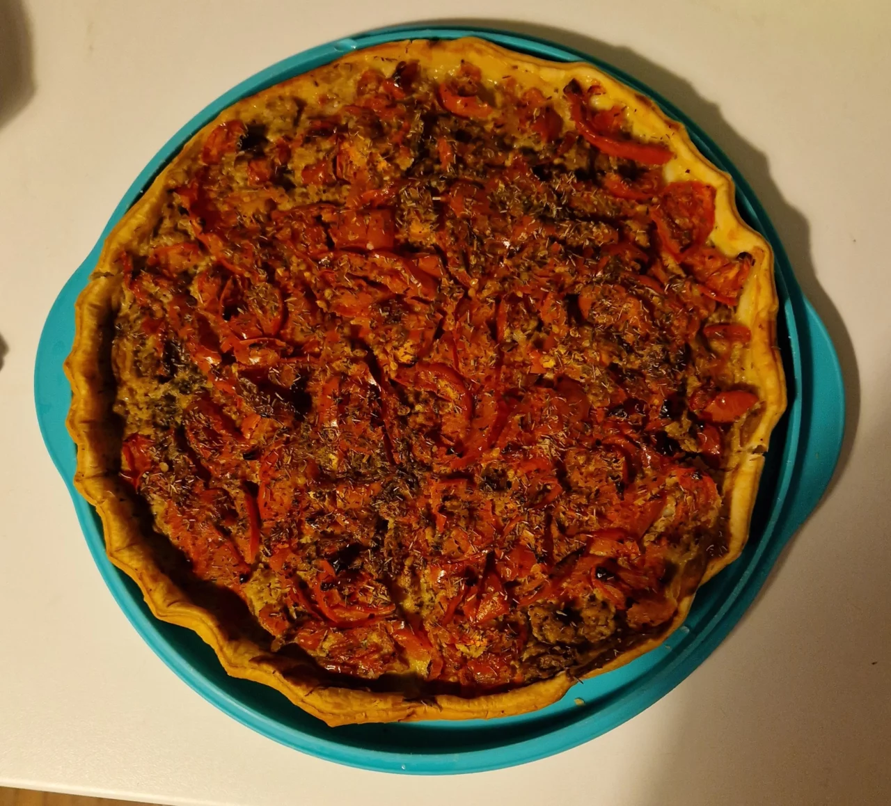 Tarte tomate herbe de provence
