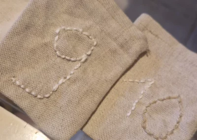 Chiffre 9 et numéro 10 calendrier de l'avent de mon enfant