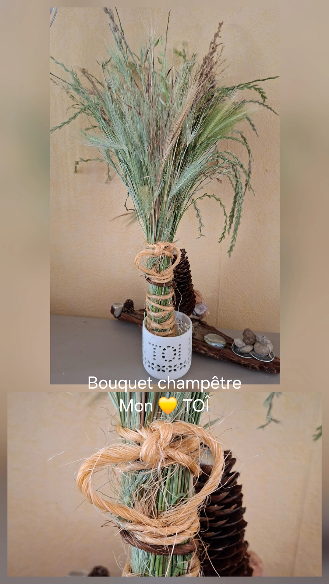 Bouquet champêtre mon toi