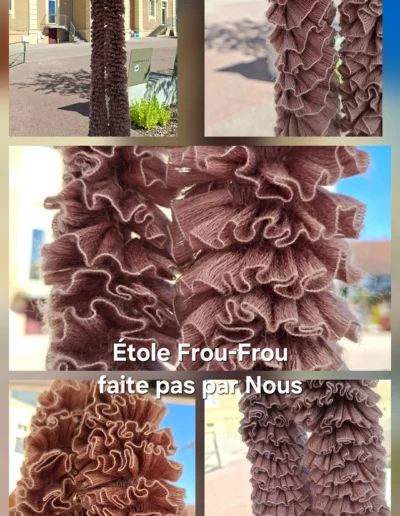 Étole Frou frou faire pas par Nous